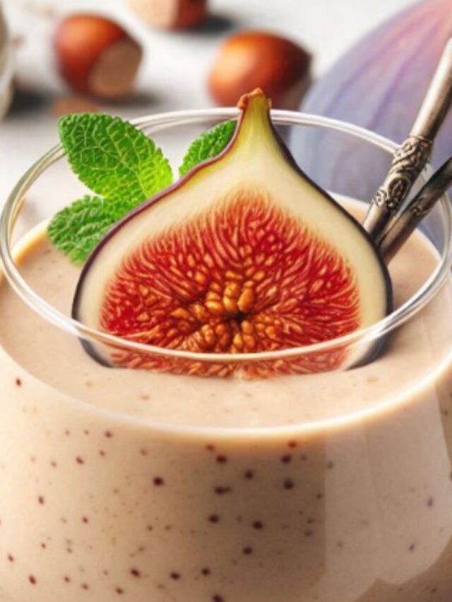 Fig & Cashew Cream Smoothie