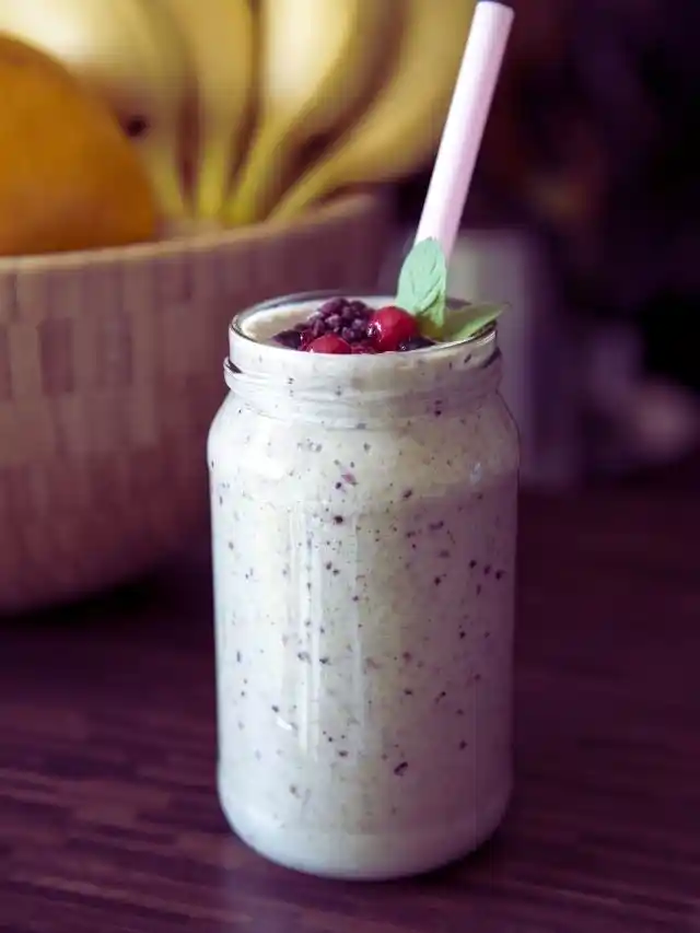 Banana Fig Protein Power Smoothie