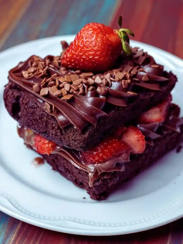 Brownies with Fig and Walnut Topping