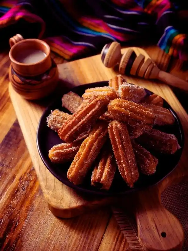 Churros with Caramelized Fig Dipping Sauce