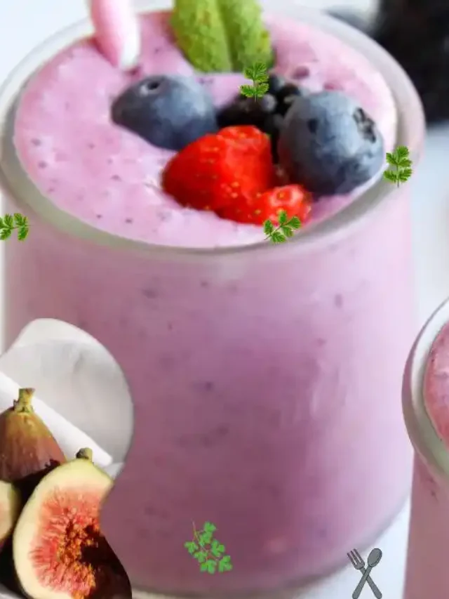 Fig & Grape Berry Burst Smoothie